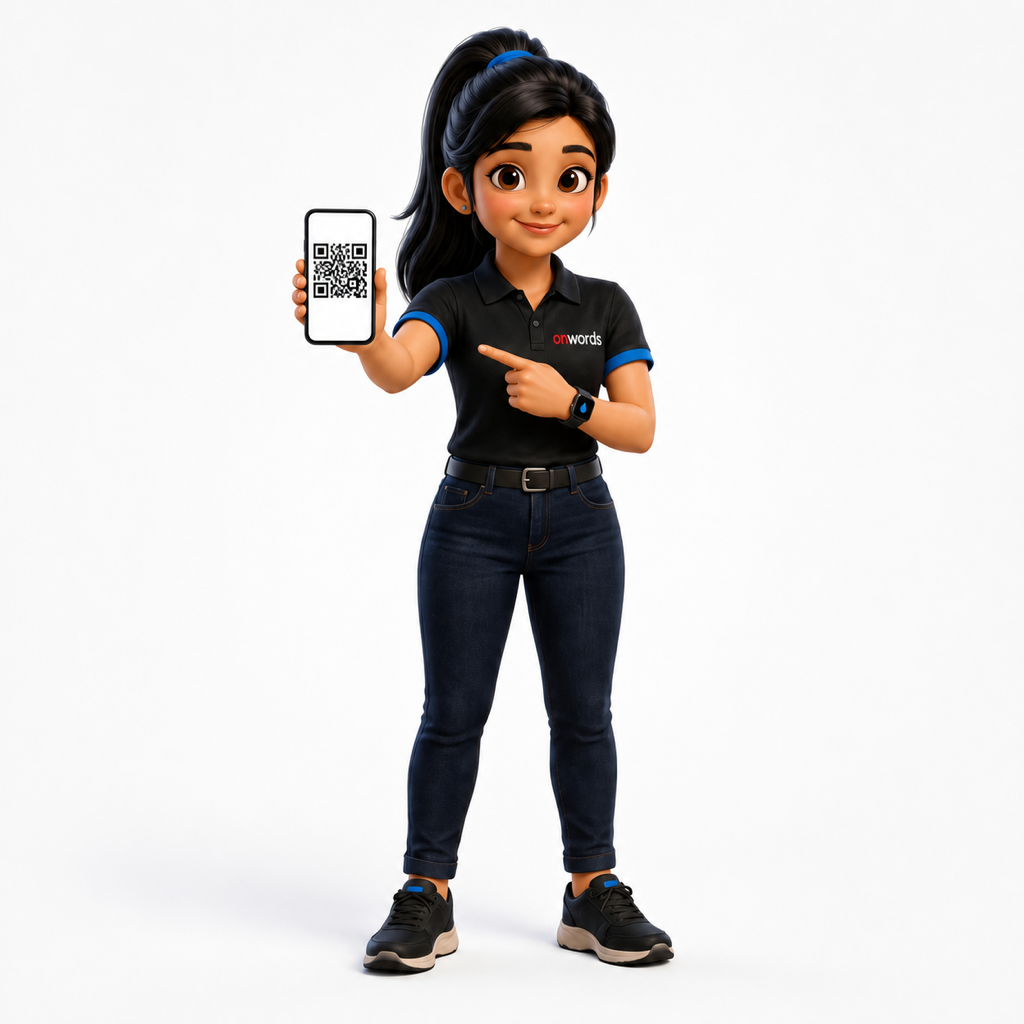Iniyal holds a phone for secure login